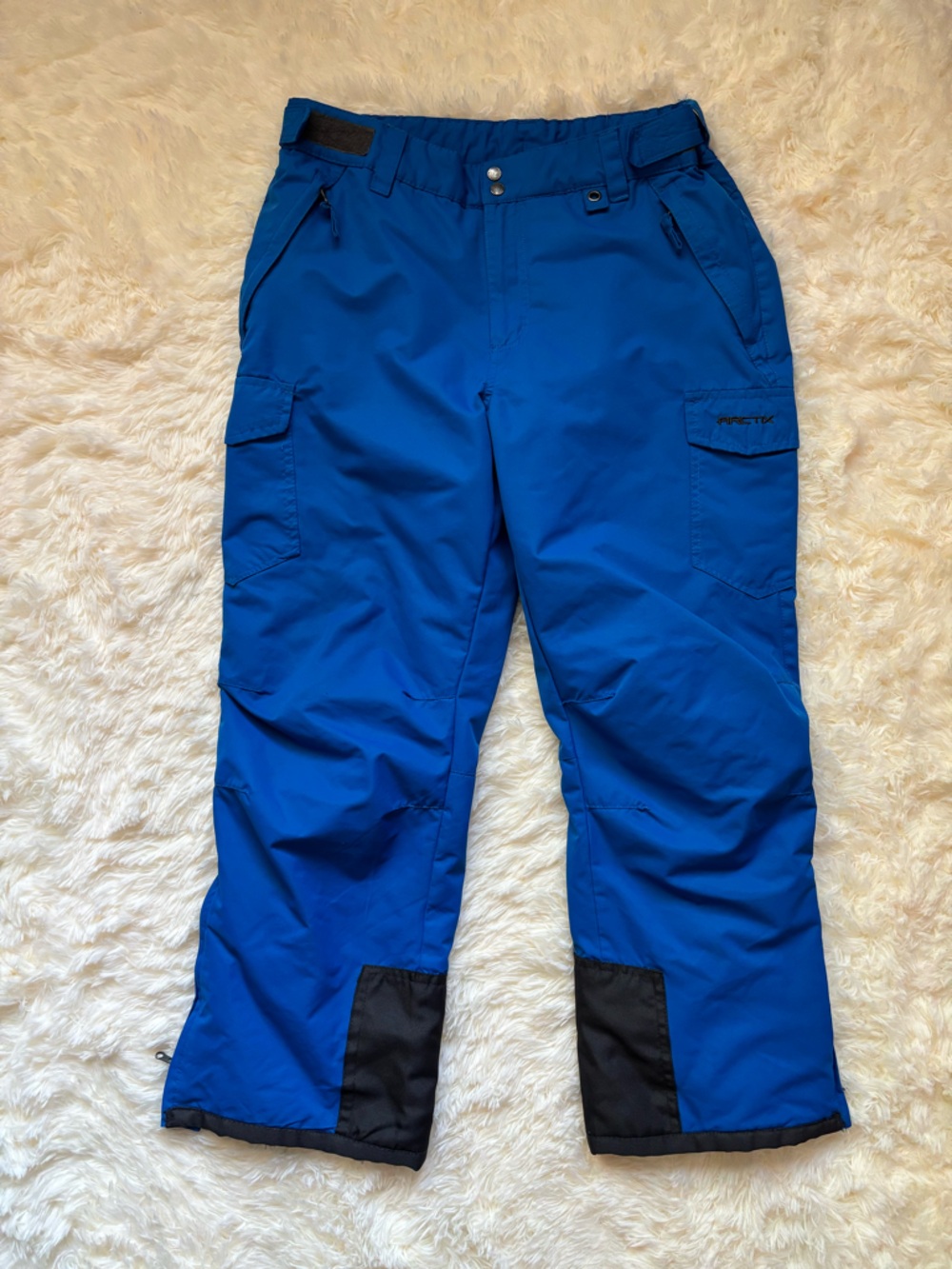 Arctix Men’s Ski Snow Pants Blue L Regular Fit Insulated 5K Waterproof